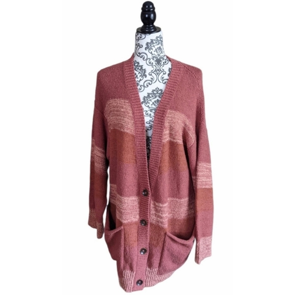 🆕FREE PEOPLE  Southport Beach Long Cardigan Sz M - Picture 9 of 10